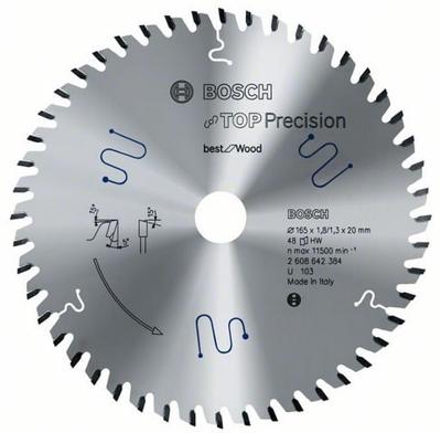 Bosch Accessoires HM Cirkelzaagbl. TOP WOOD 165x20/ T32 | 2608642386 - 2608642386