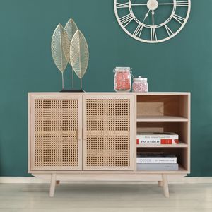 Artistiq Dressoir 'Hanny' 100cm rotan / webbing
