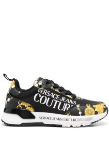 Versace Jeans Couture baskets à motif baroque - Noir