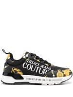 Versace Jeans Couture baskets à motif baroque - Noir - thumbnail