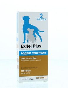 Exil No worm hond small (2 tab)