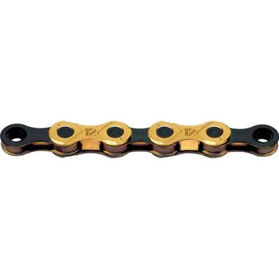KMC ketting X12 12v 126L waxed goud/zwart