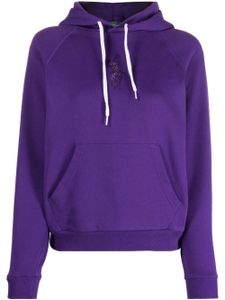 Polo Ralph Lauren hoodie à ornements de perles - Violet