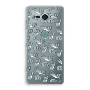 Poezen: Sony Xperia XZ2 Compact Transparant Hoesje