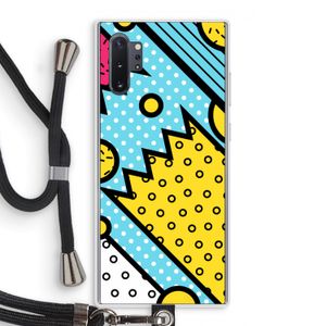 Pop Art #1: Samsung Galaxy Note 10 Plus Transparant Hoesje met koord