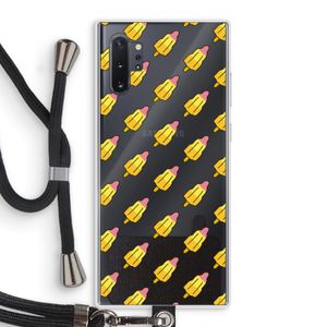 Waterijsjes: Samsung Galaxy Note 10 Plus Transparant Hoesje met koord