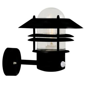Buitenlamp zwart voordeur Nordlux &apos;Blokhus&apos; sensor zwart modern 250mm