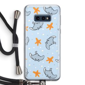Manta: Samsung Galaxy S10e Transparant Hoesje met koord