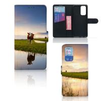 OnePlus 9 Pro | Telefoonhoesje | Met pasjeshouder | Koe