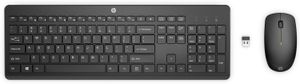 HP 230 Draadloze Toetsenbord en Muis Toetsenbord Zwart