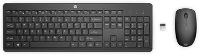HP230 Draadloze Toetsenbord en Muis Toetsenbord Zwart