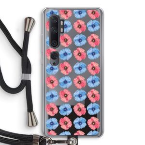 Klaproosjes: Xiaomi Mi Note 10 Transparant Hoesje met koord