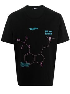 MSFTSrep t-shirt en coton à imprimé graphique - Noir