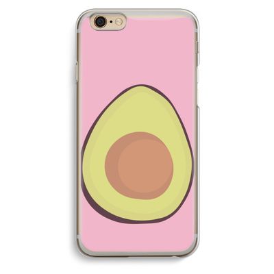 Avocado: iPhone 6 / 6S Transparant Hoesje
