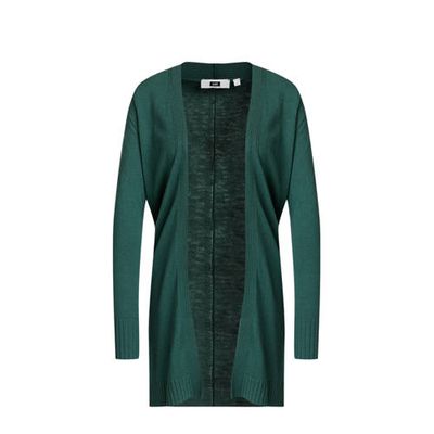 WE Fashion fijngebreid vest groen