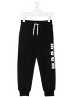 MSGM Kids pantalon de jogging à logo imprimé - Noir - thumbnail