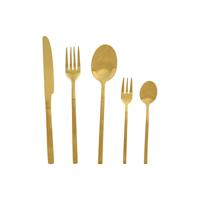 Bestek Home ESPRIT Gouden Roestvrij staal 17 x 7 x 24 cm 20 Onderdelen