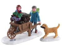 Gathering kindling set of 2 - Lemax