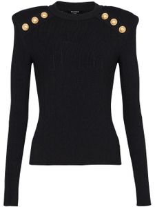 Balmain pull à col roulé - Noir