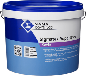 sigma sigmatex superlatex satin wit 10 ltr