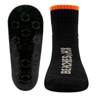 Beachies aquasokken/strandsokken volwassen uni zwart oranje-49-51