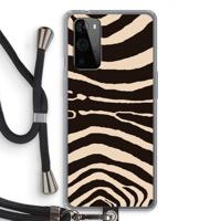 Arizona Zebra: OnePlus 9 Pro Transparant Hoesje met koord