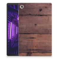 Lenovo Tab M10 Plus Silicone Tablet Hoes Old Wood