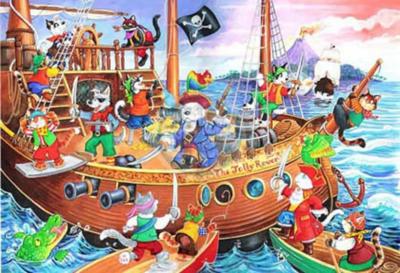 Pirates Ahoy Puzzel 80 Stukjes