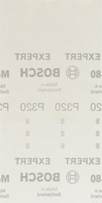 Bosch Accessoires Expert M480 schuurnet voor vlakschuurmachines 115 x 230 mm, K320 - 1 stuk(s) - 2608900774