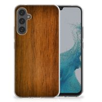 Samsung Galaxy A34 Bumper Hoesje Donker Hout