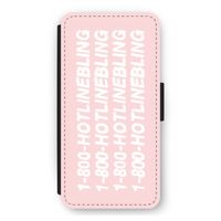 Hotline bling pink: iPhone 12 Pro Max Flip Hoesje
