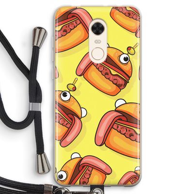 Hamburger: Xiaomi Redmi 5 Transparant Hoesje met koord