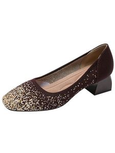 Mesh Fabric Abstract Shallow Shoes