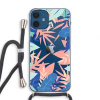 Tropisch: iPhone 12 mini Transparant Hoesje met koord