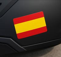 Motor sticker spanje vlag voor helm