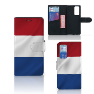 Huawei P40 Bookstyle Case Nederlandse Vlag
