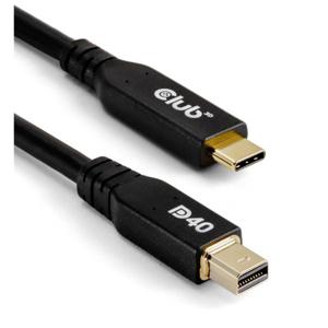 club3D USB-C-displaykabel 2 m Zwart CAC-1561