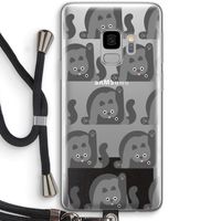 Cats: Samsung Galaxy S9 Transparant Hoesje met koord