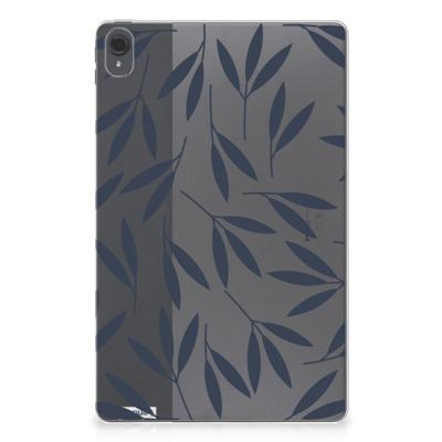 Lenovo Tab P11 | P11 Plus | Siliconen hoesje | Leaves Blue