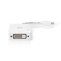 Nedis DisplayPort-Adapter | Mini-DisplayPort Male | Schakelbaar | 0.2 m | Wit | 1 stuks - CCGB37466WT02 CCGB37466WT02 - thumbnail