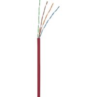 Renkforce RF-5043840 RJ45 Netwerkkabel, patchkabel CAT 5e U/UTP 1.00 m Rood Snagless 1 stuk(s) - thumbnail