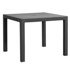 Keter tafel Melody - antraciet - 95x95x74,5 cm - Leen Bakker