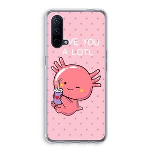 Love You A Lotl: OnePlus Nord CE 5G Transparant Hoesje