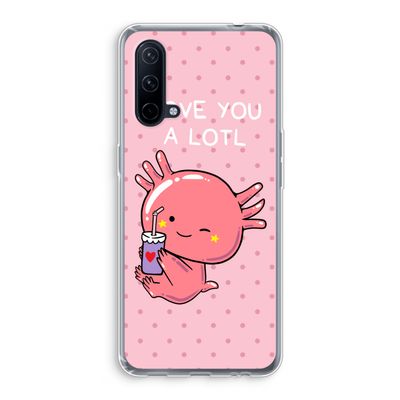 Love You A Lotl: OnePlus Nord CE 5G Transparant Hoesje