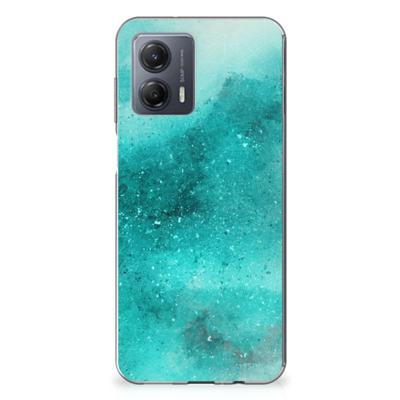 Smartphone hoesje Motorola Moto G53 Painting Blue Smartphone hoesje Motorola Moto G53 Painting Blue