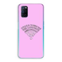 Home Is Where The Wifi Is: Oppo A72 Transparant Hoesje Home Is Where The Wifi Is: Oppo A72 Transparant Hoesje
