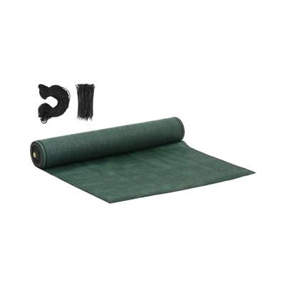 Hekwerknet - HDPE-stof - 50 x 1,2 m - materiaaldichtheid 150 g/m² - weerbestendig - inclusief montagemateriaal