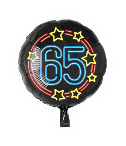 Neon folie ballon 65