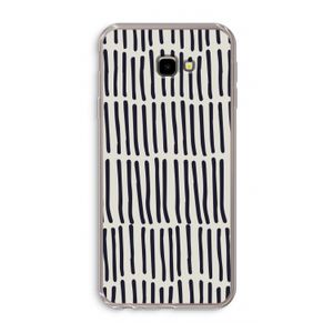 Moroccan stripes: Samsung Galaxy J4 Plus Transparant Hoesje