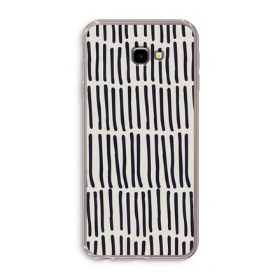Moroccan stripes: Samsung Galaxy J4 Plus Transparant Hoesje